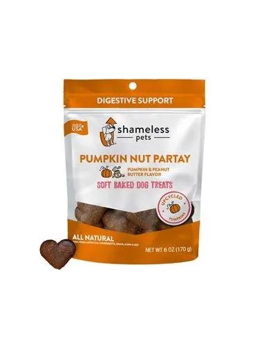 Shameless Pets Pumpkin Nut Partay Dog Treats, 6 Ounces