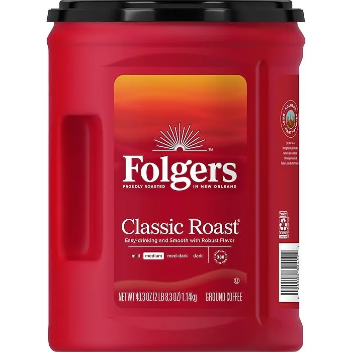 Folgers Classic Roast Ground Coffee,