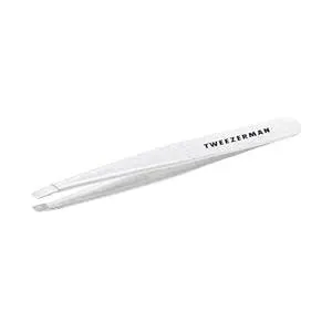 Tweezerman Exclusive Moon Dust Slant Tweezer - Hair Removal Tweezers, Stainless Steel