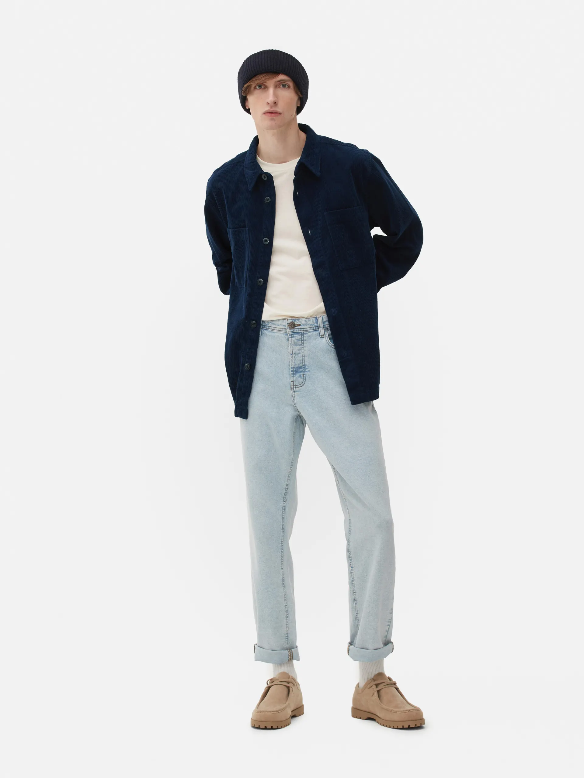 Sobrecamisa botões bombazina