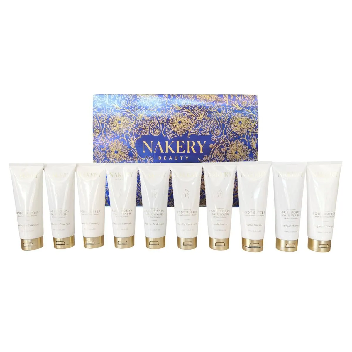 Nakery Beauty 10pc Blockbuster Crepe Smoothing Gift Collection
