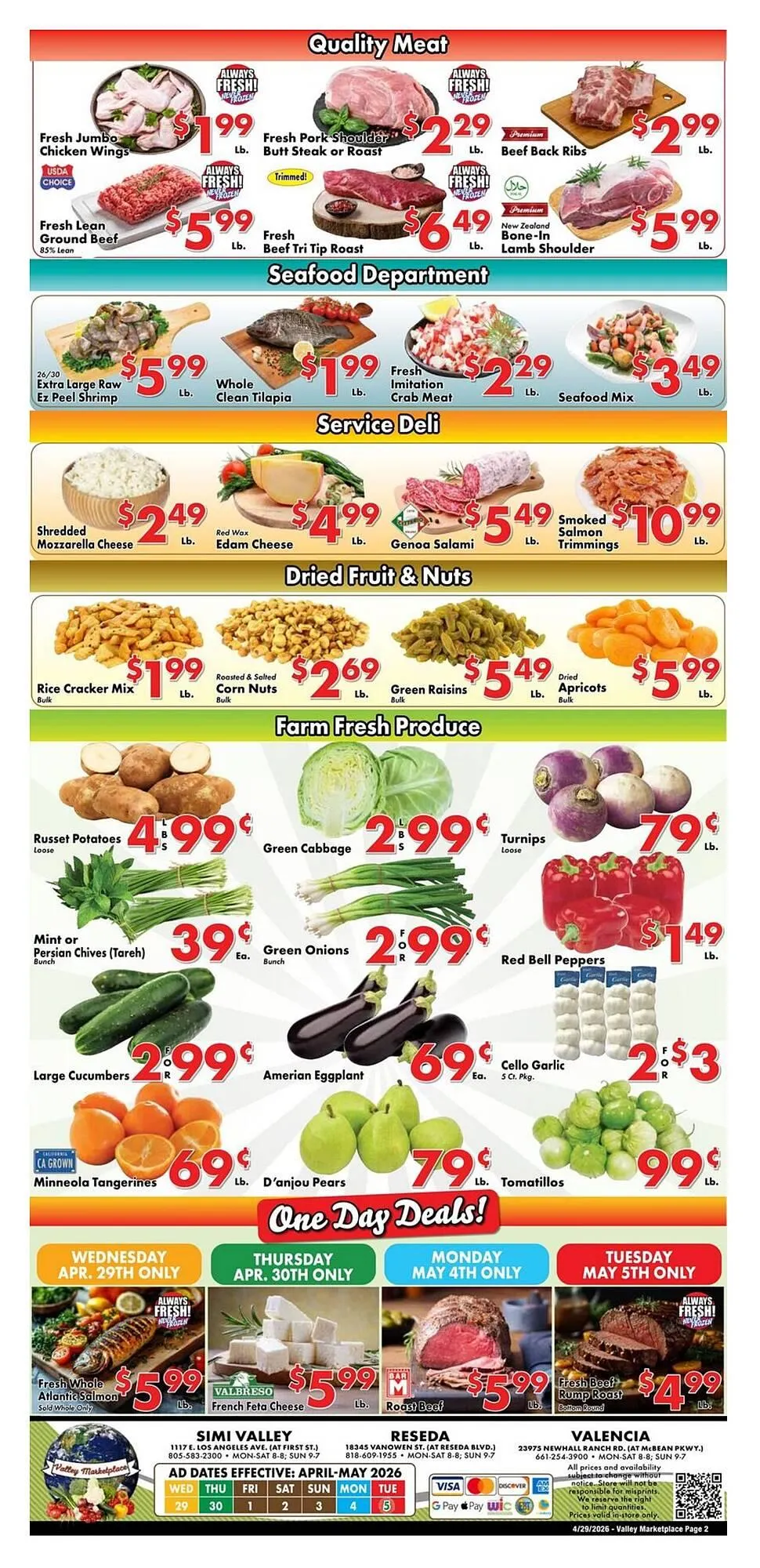 Weekly ad Valley Marketplace weekly ad from April 29 to May 5 2026 - Page 2