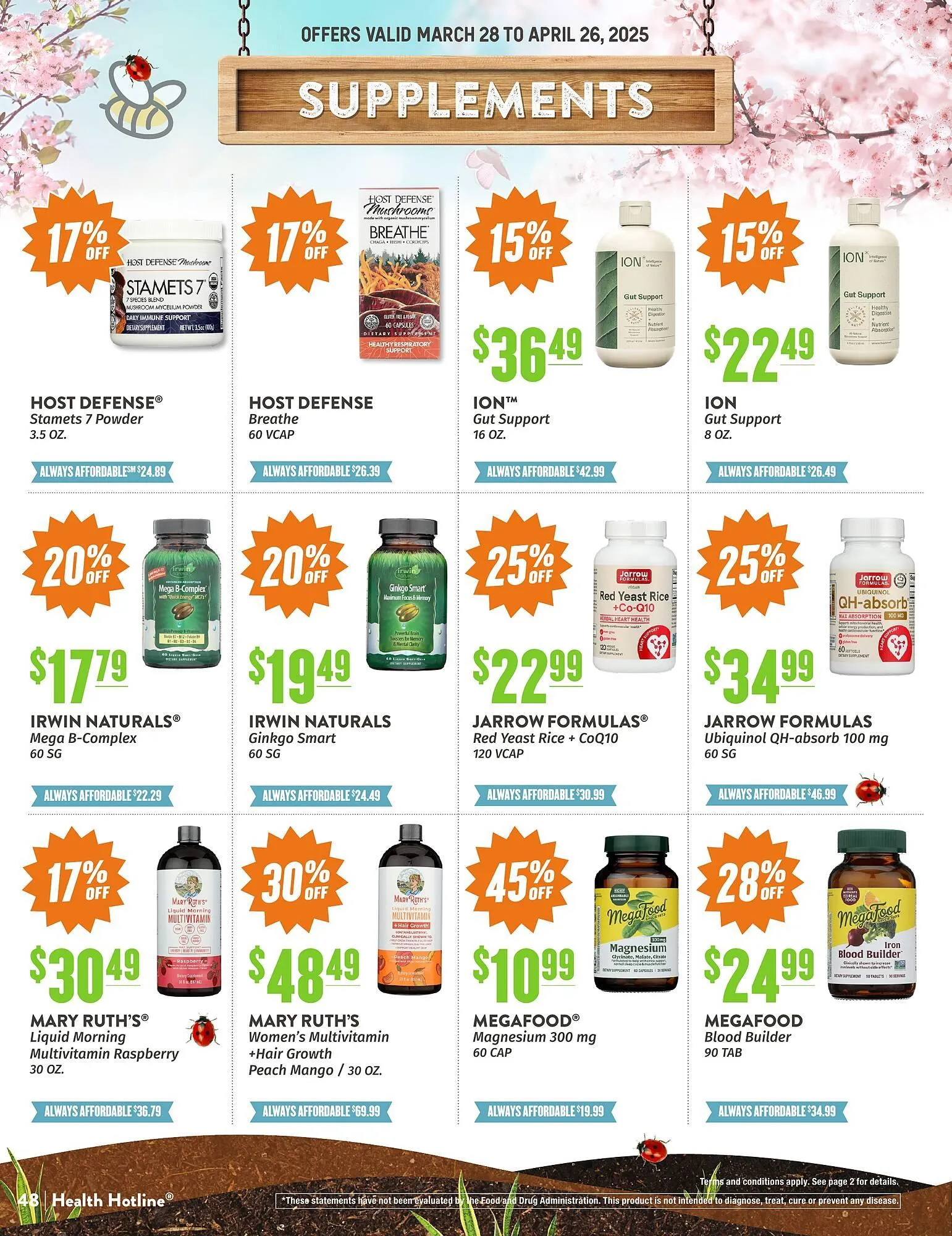 Weekly ad Natural Grocers ad from April 18 to April 26 2025 - Page 48