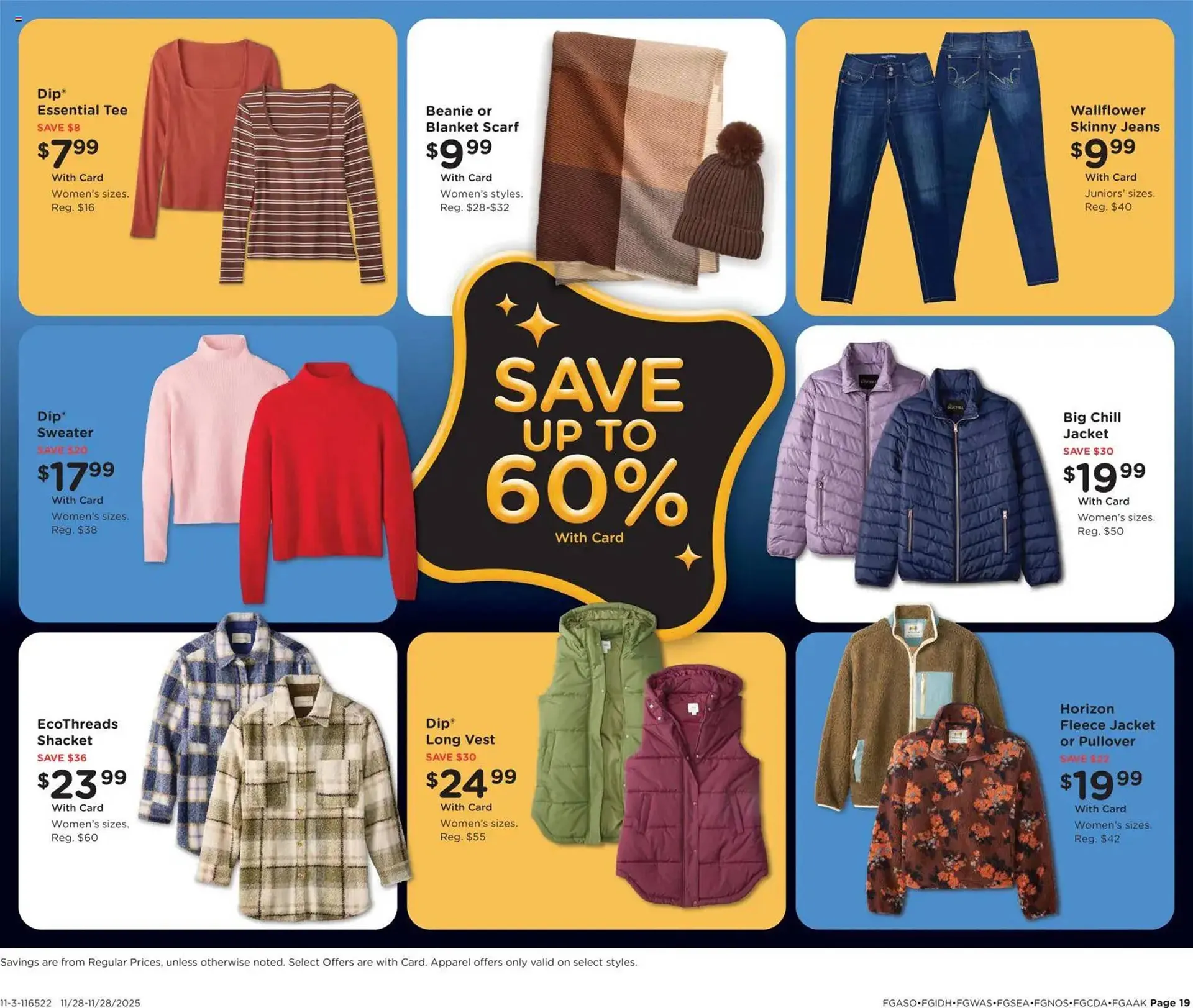 Weekly promotion Fred Meyer weekly ad spanning from November 12 to November 28 2025 - Page 20 for Catalogue 365