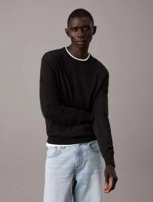 Supima Cotton Crewneck Sweater