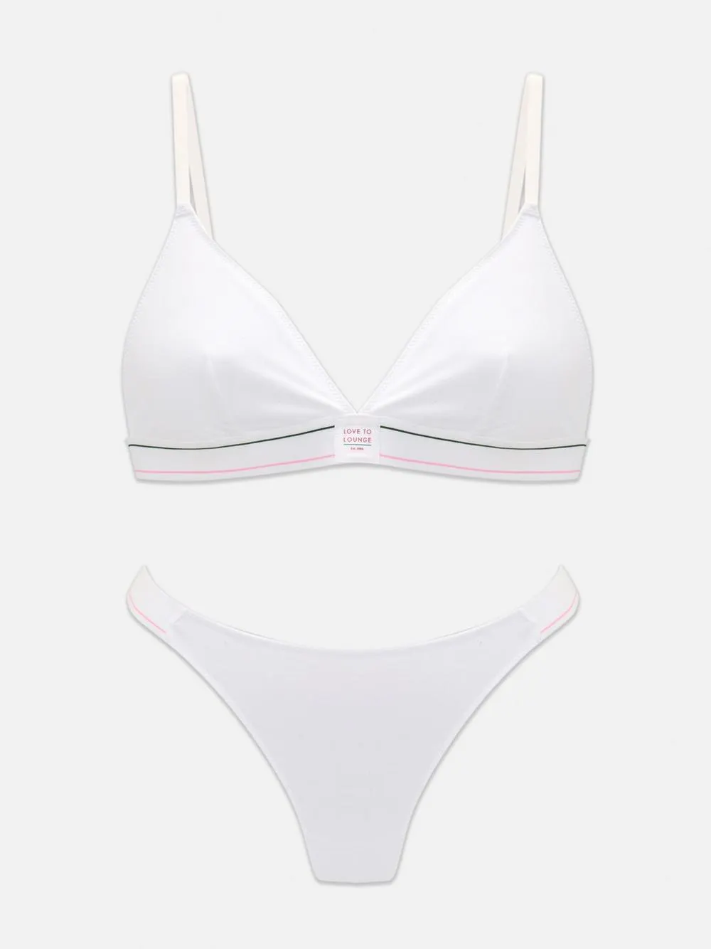 Love To Lounge Triangle Lingerie Set