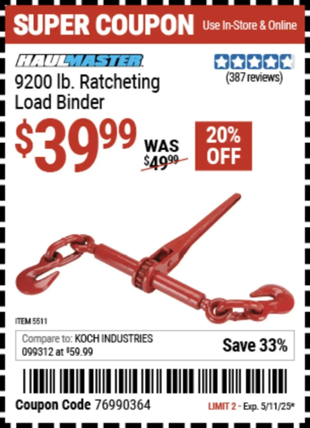 Weekly ad Harbor Freight Weekly Ad from April 28 to May 11 2025 - Page 10