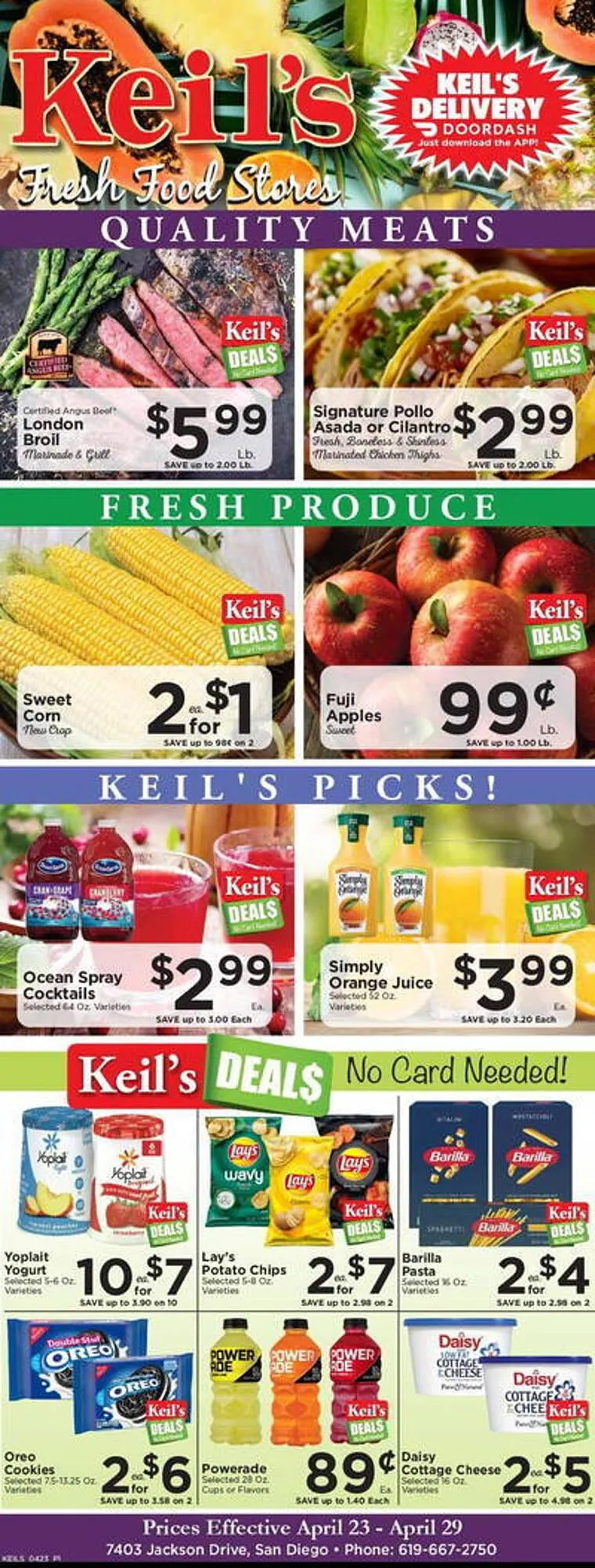 Keils Fresh Food Stores Weekly Ad - 1