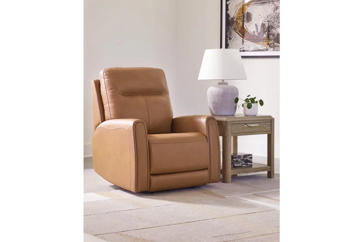 Tryanny Triple Power Leather Recliner
