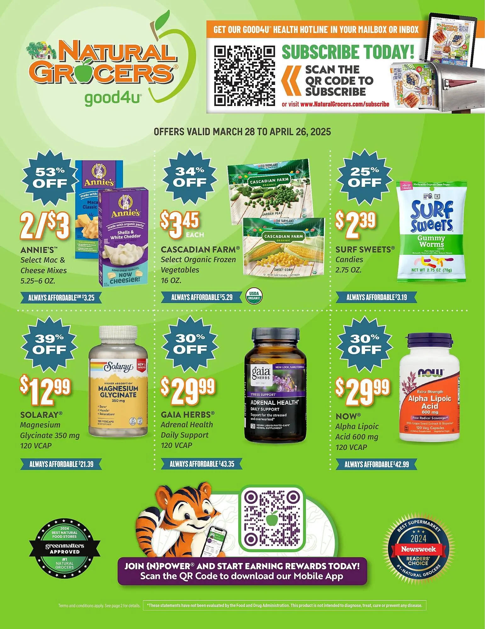Weekly ad Natural Grocers ad from April 18 to April 26 2025 - Page 56