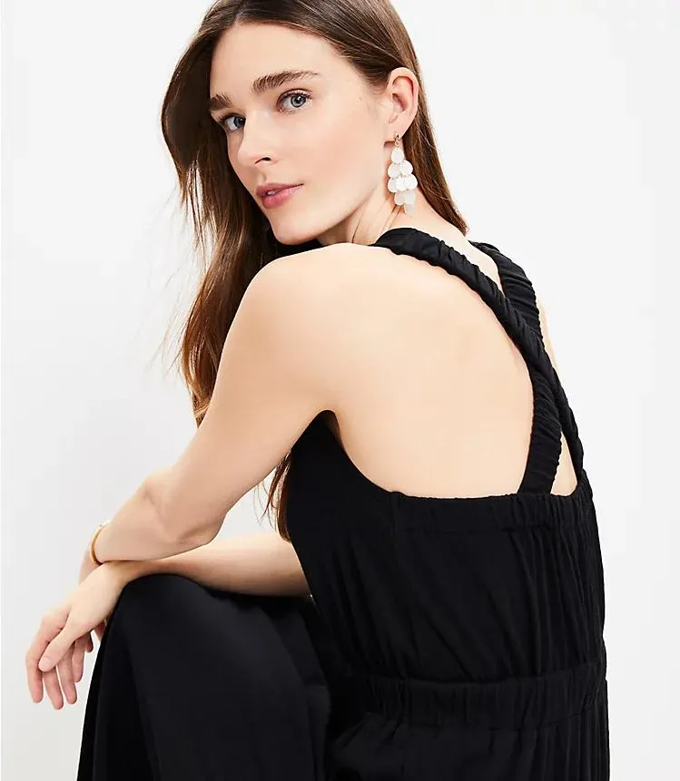 Crossover Back Maxi Tank Dress