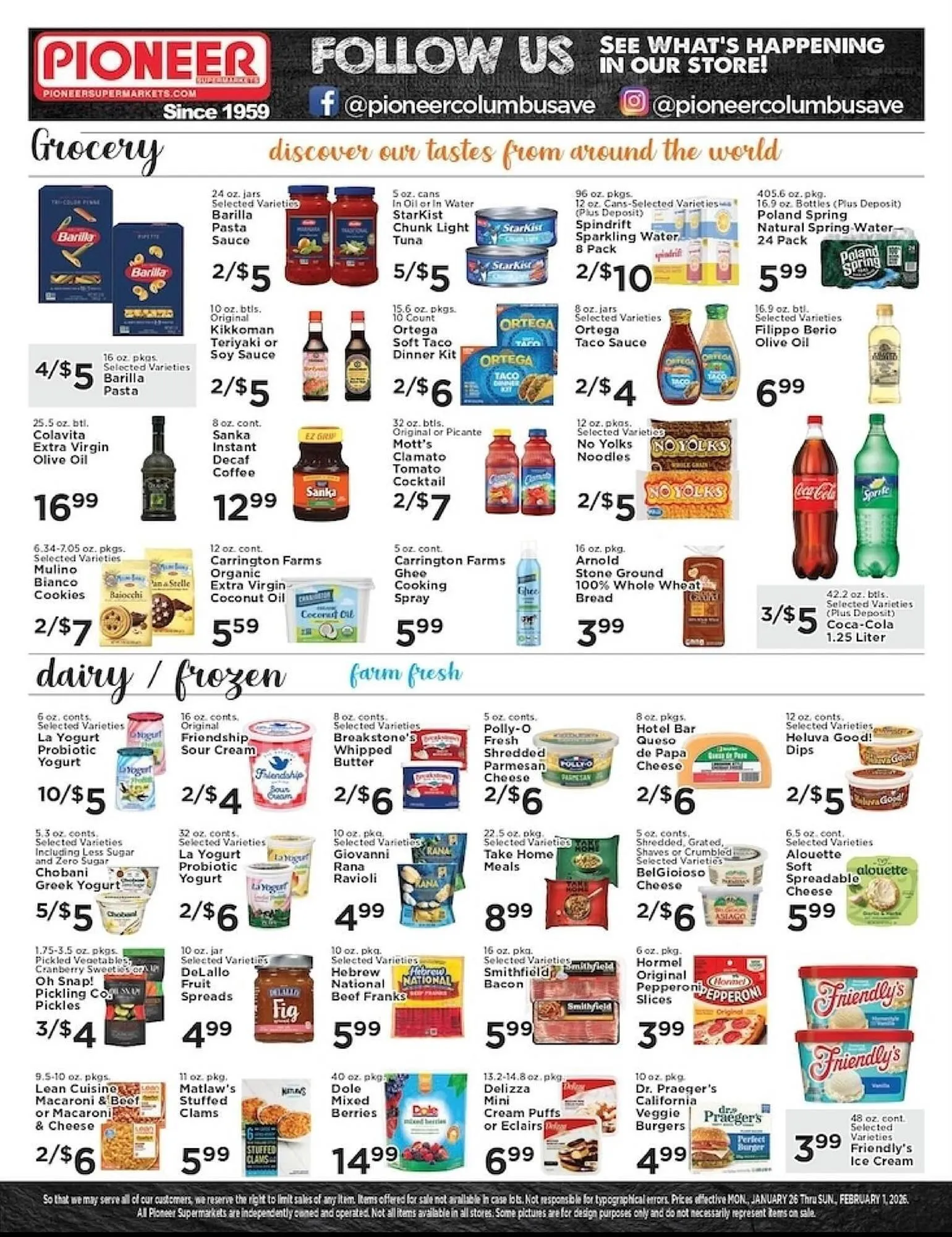 Weekly ad Pioneer Supermarkets weekly ad from January 26 to February 1 2026 - Page 2