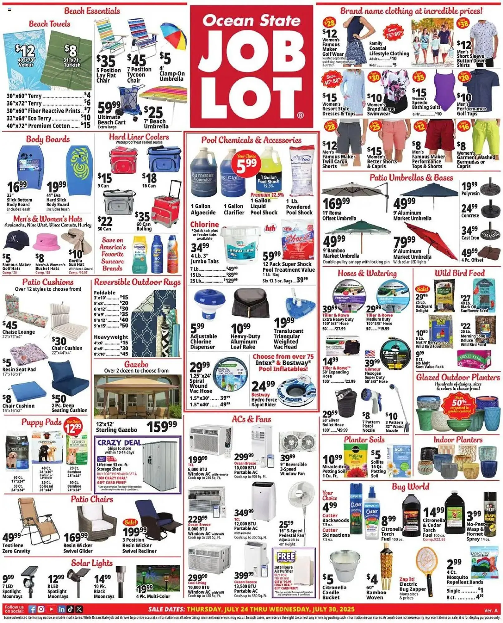 Weekly ad Ocean State Job Lot Weekly Ad from July 24 to July 31 2025 - Page 1