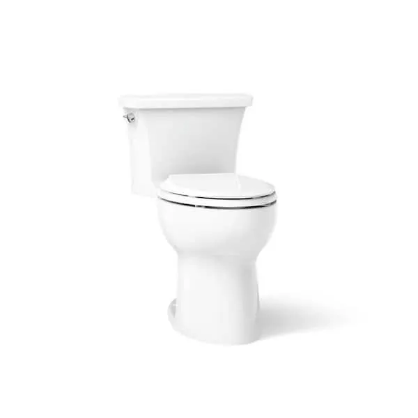 Highline Arc 12 in. Rough In 1-Piece 1.28 GFP Single Flush Elongated Chair Height Toilet in White with Soft Close Seat