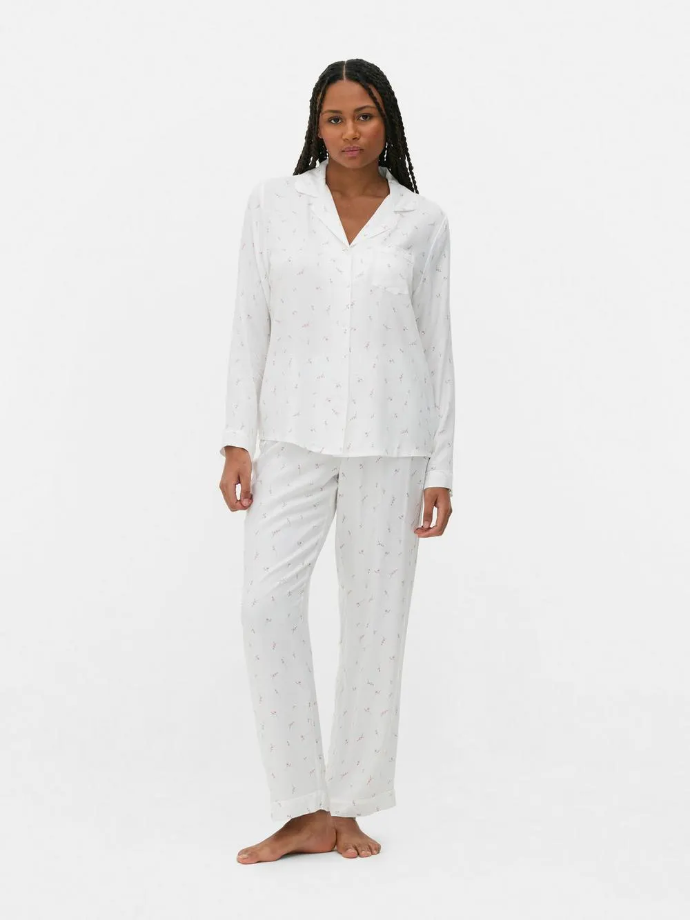 Twill Boyfriend Pajamas