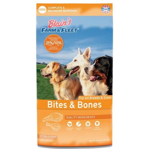 Bites and Bones Dog Food 40 lb, Great Tasting Nutrition