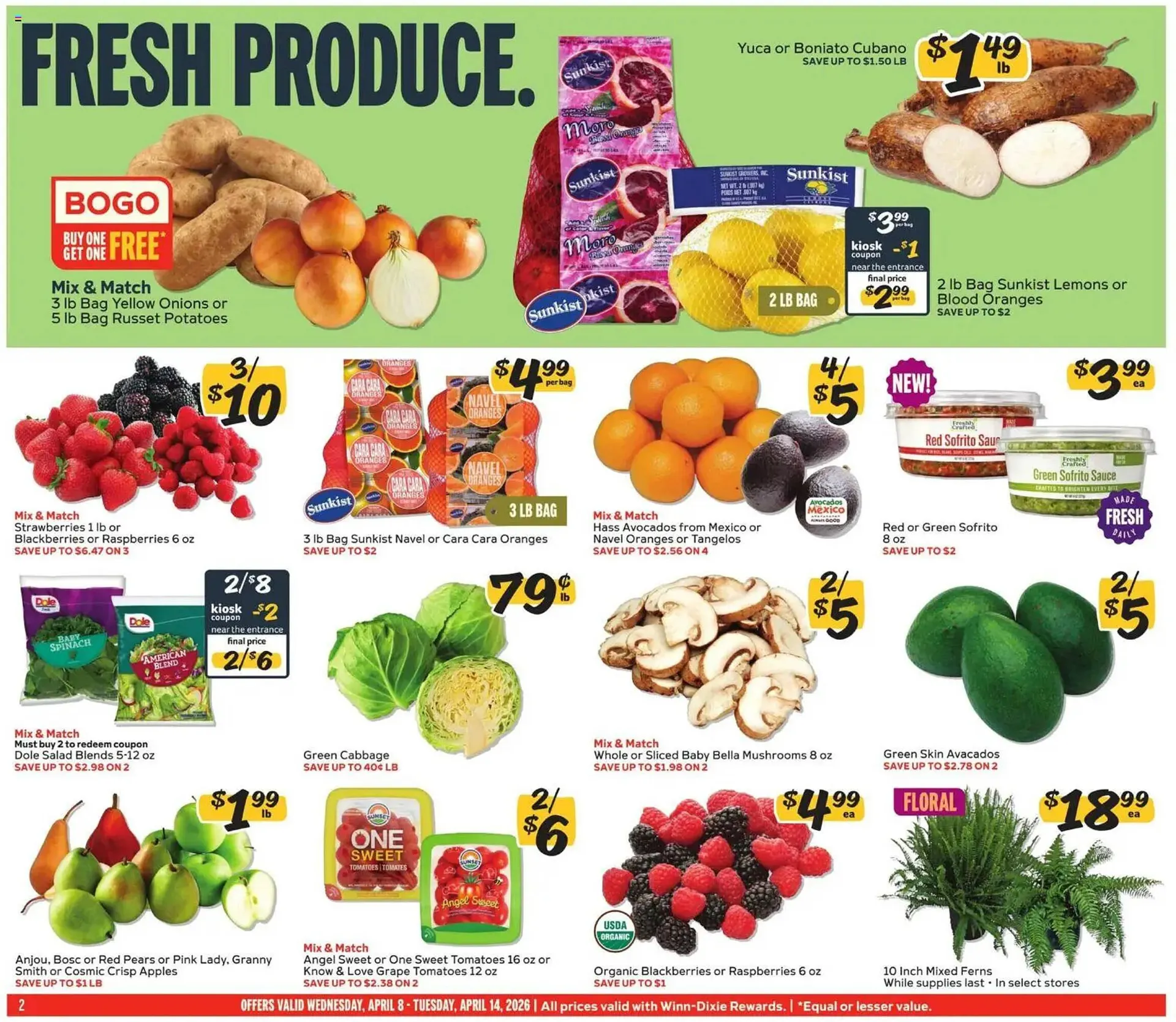 Weekly ad Winn Dixie weekly ad from April 8 to April 14 2026 - Page 2