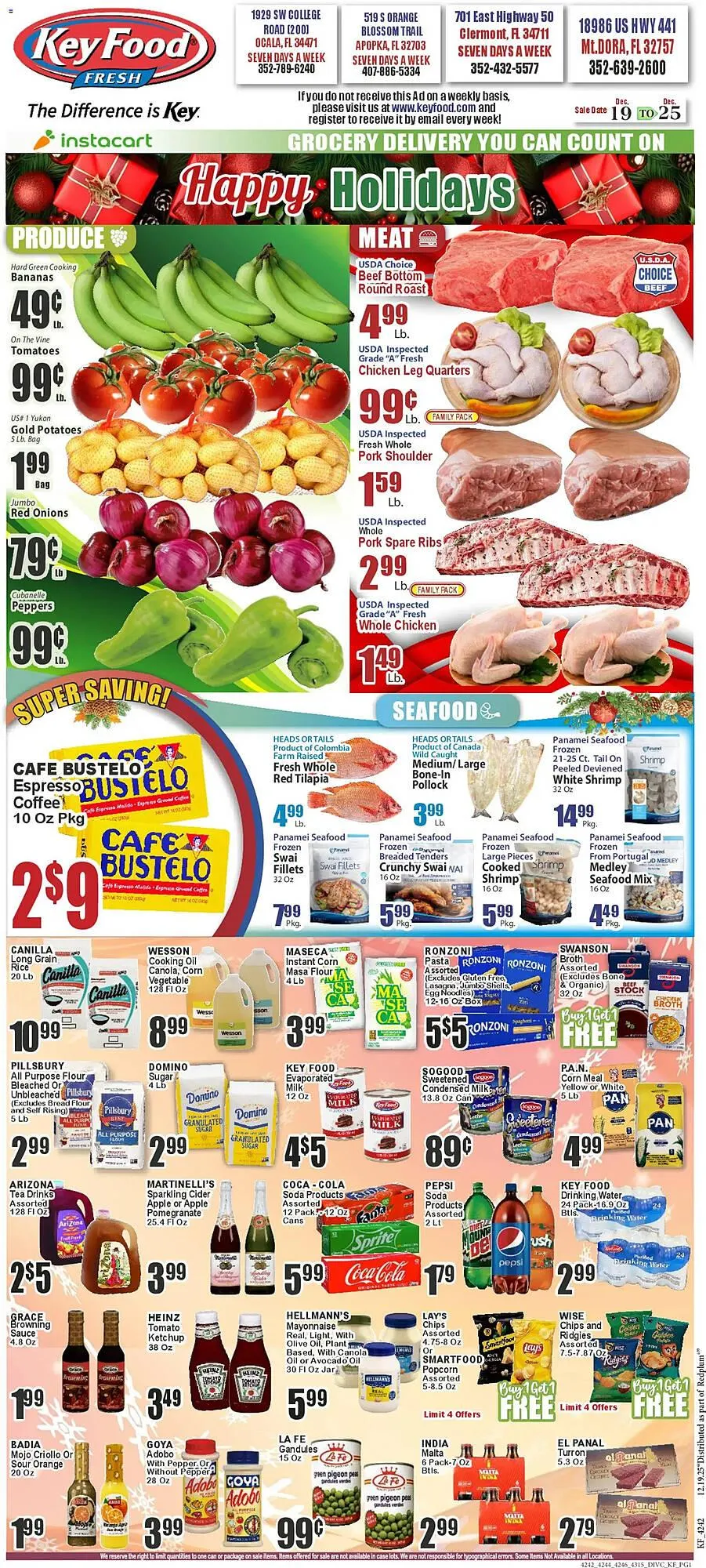 Weekly ad Key Food circular from December 19 to December 26 2025 - Page 1