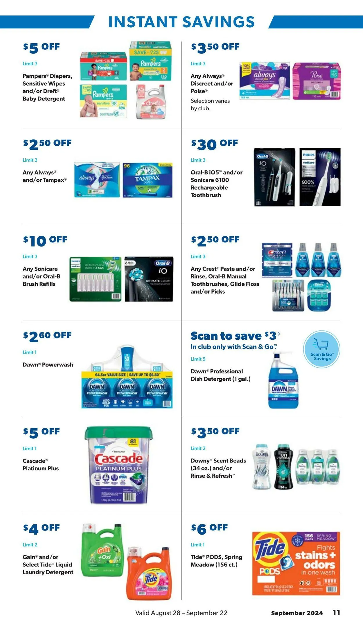 Weekly ad Sam's Club Current weekly ad from August 28 to September 22 2024 - Page 11