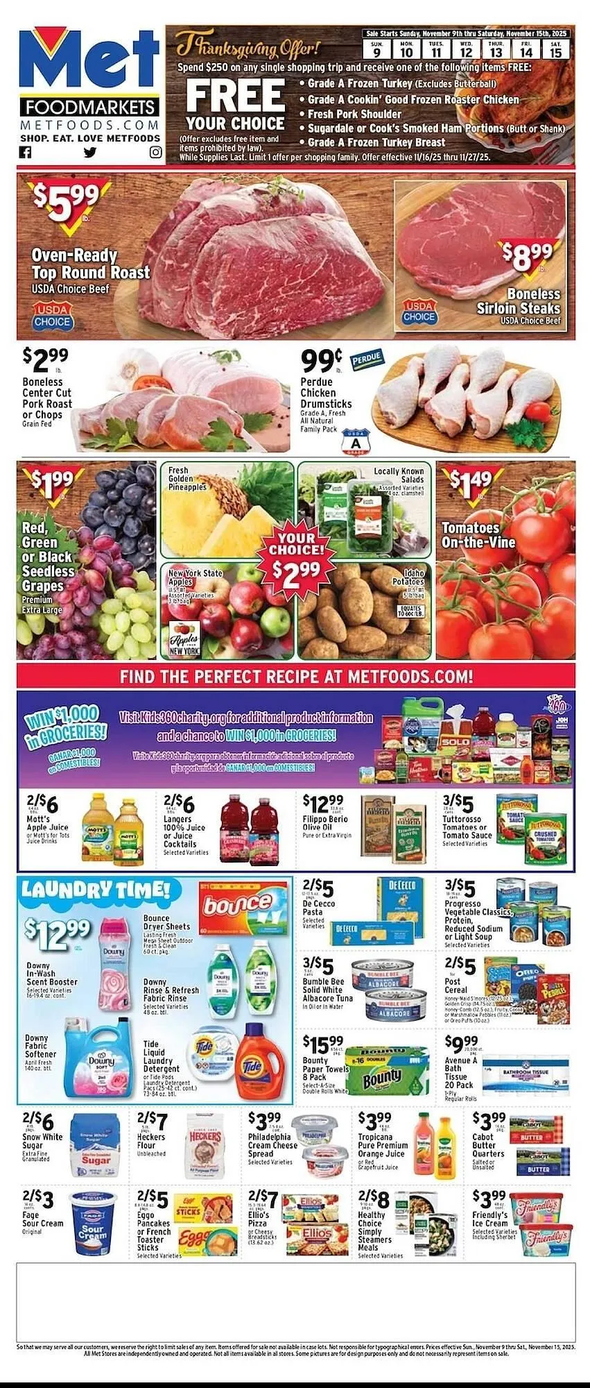 Weekly ad Met Foodmarkets weekly ad from November 9 to November 15 2025 - Page 1