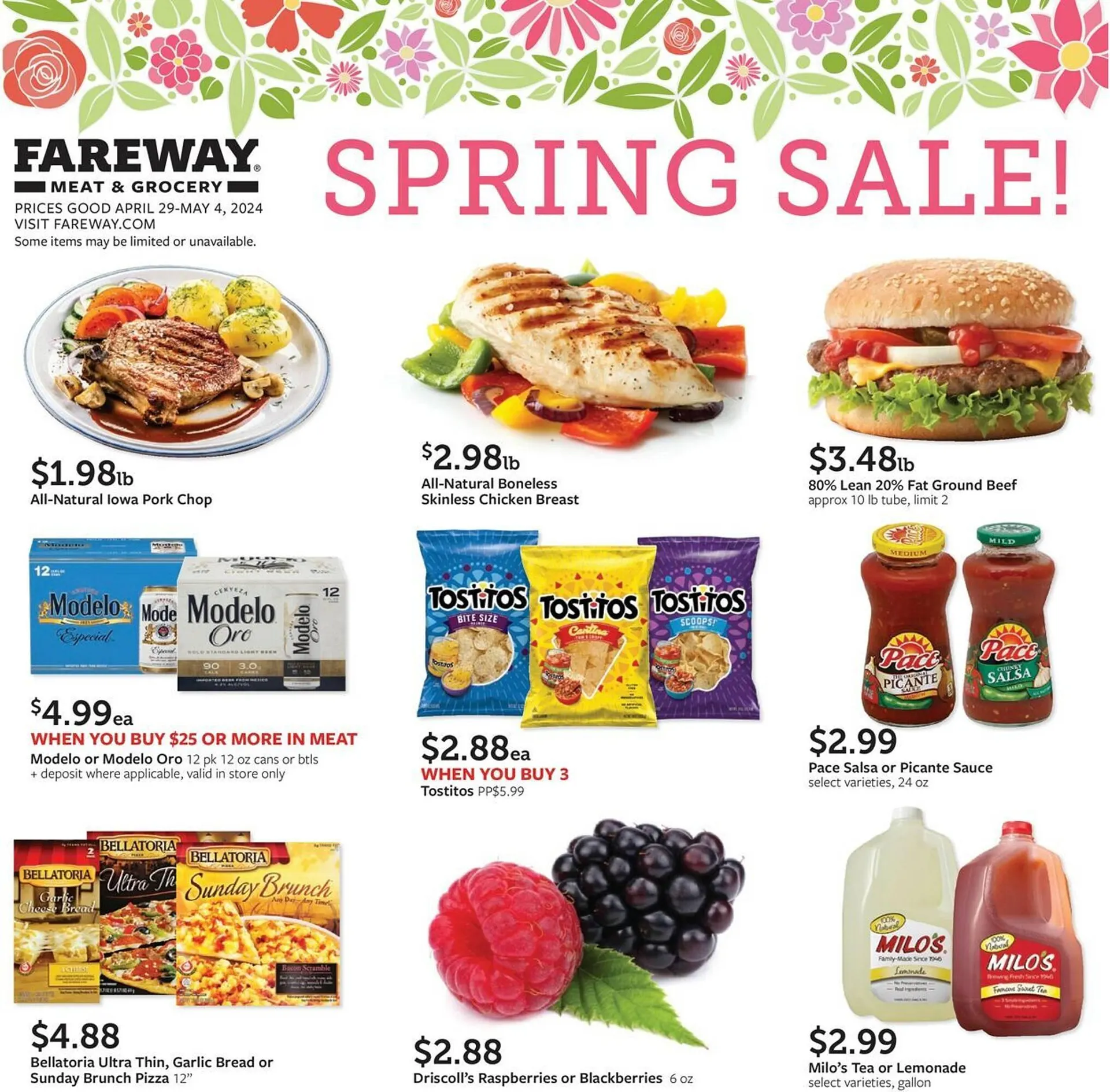 Weekly ad Fareway Weekly Ad from April 28 to May 4 2024 - Page 1