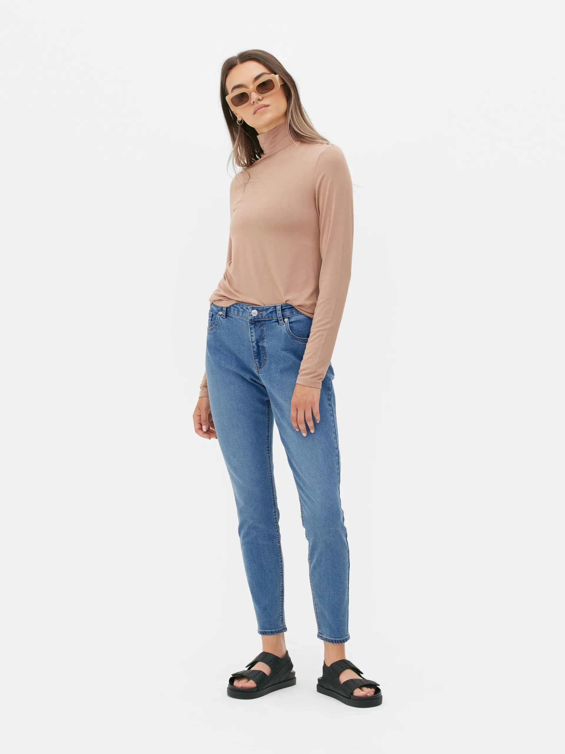 Skinny jeans met stretch