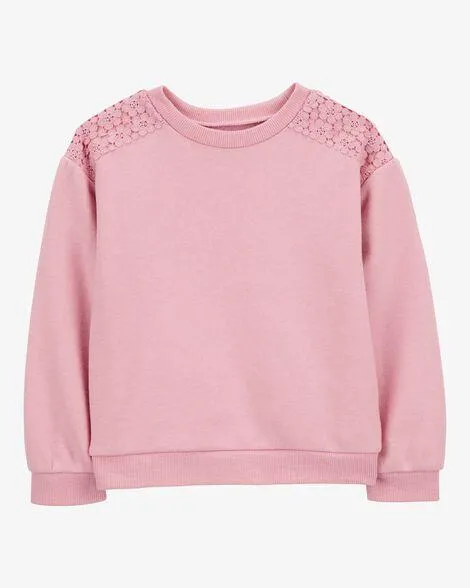 Baby Embroidered Fleece Pullover