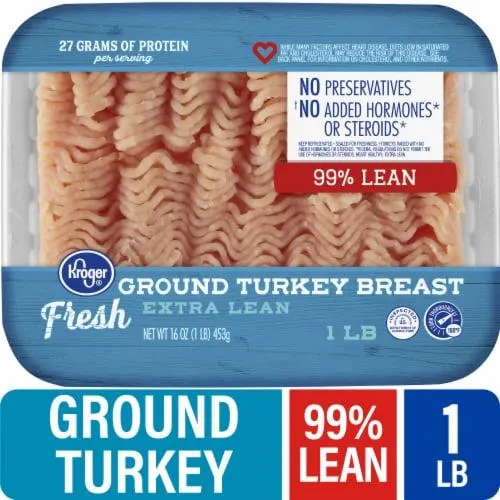 Kroger® 99% Fat Free Ground Turkey Breast - 1 LB