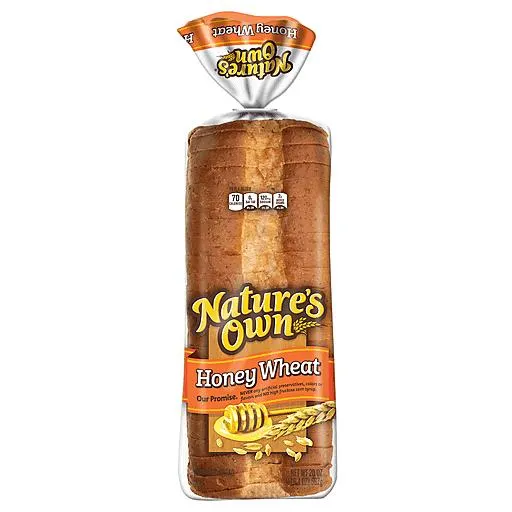 Nature's Own Enriched Honey Wheat Bread 20 oz