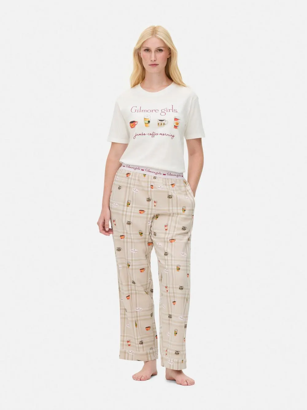 Gilmore Girls Coffee Pajama Top