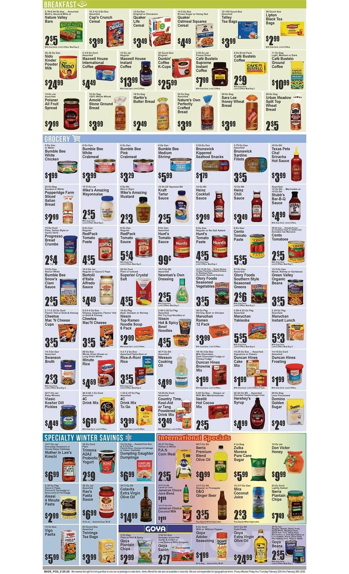 Weekly ad Food Universe circular from February 20 to February 26 2026 - Page 6