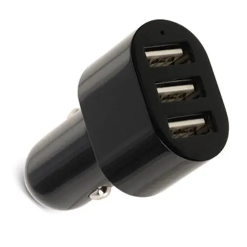 FUSEBOX 3-Port USB Car Charger, 4.4 AMP