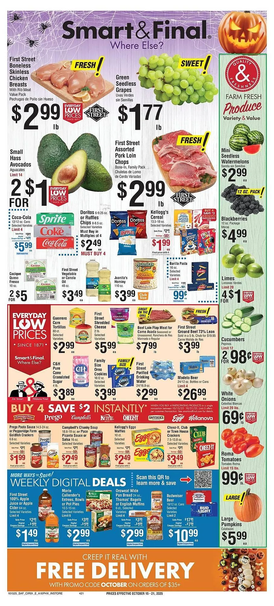 Weekly ad Smart & Final weekly ad from October 15 to October 21 2025 - Page 1