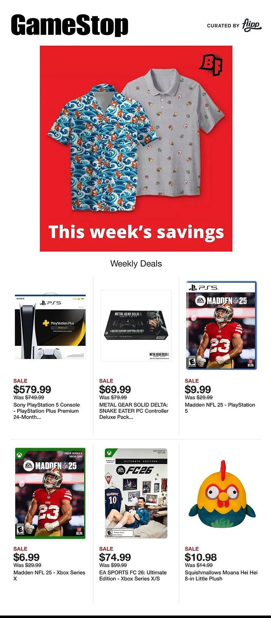 Weekly ad Game Stop weekly ad from November 10 to November 16 2025 - Page 1