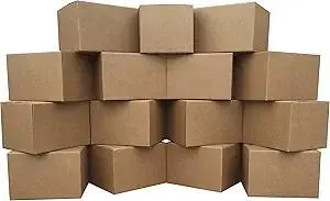 UBOXES Medium Moving Boxes 18"x14"x12" (Pack of 15)