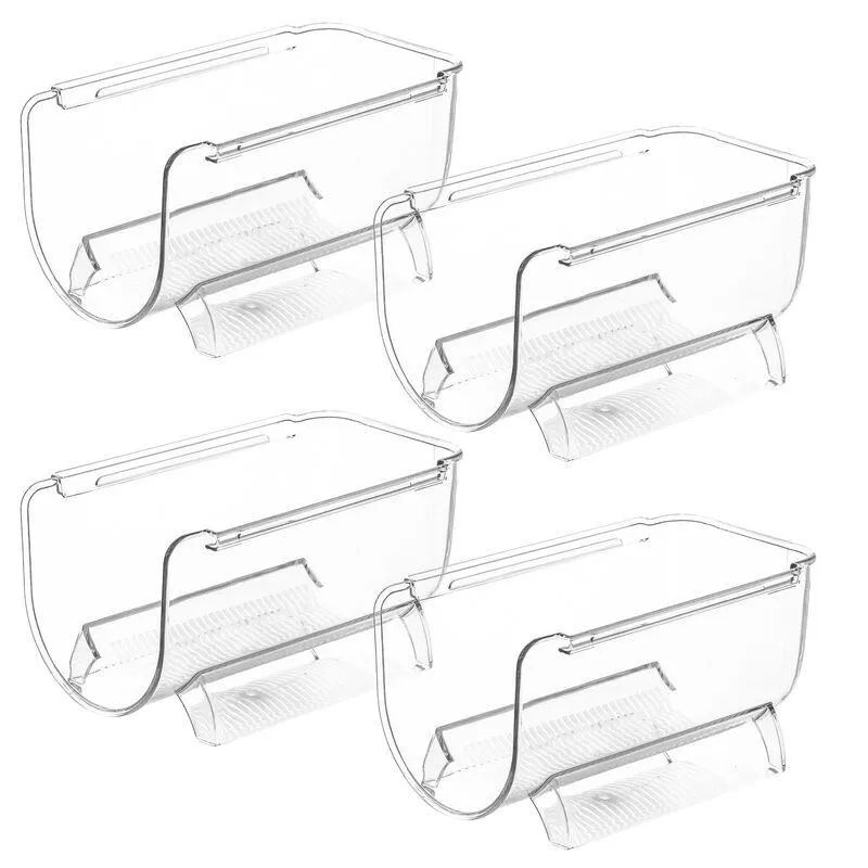 8 x 4 Acrylic Wine Bottle Holder, 4-Pack