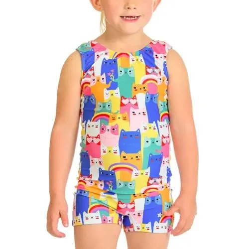 Girls' Destira Catlandia Unitard Leotard