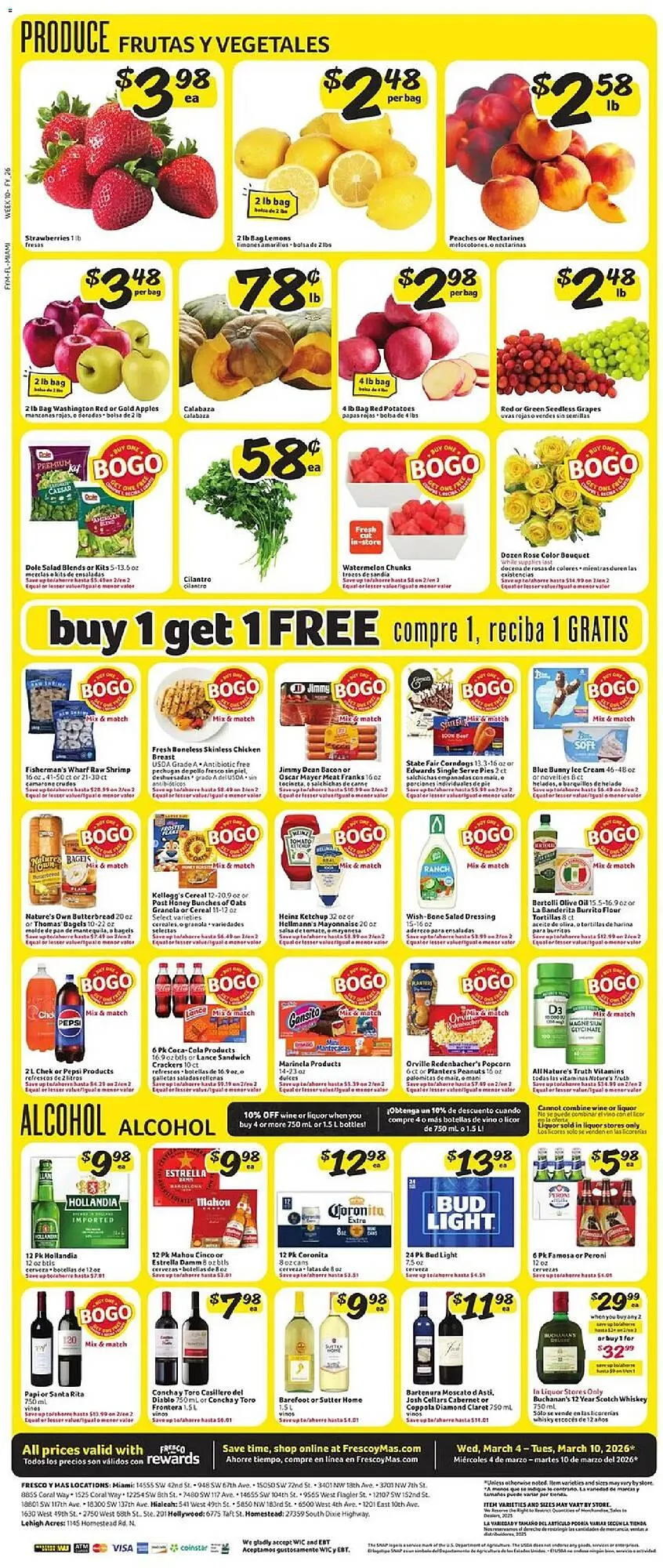 Weekly ad Fresco y Más weekly ad from March 4 to March 11 2026 - Page 4