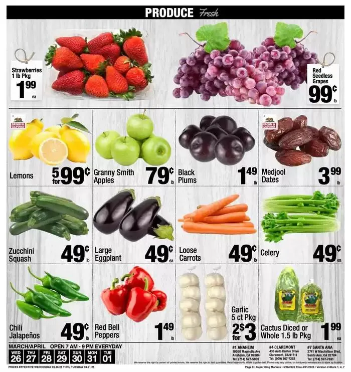 Weekly ad Weekly add Super King Markets from March 26 to April 1 2025 - Page 8