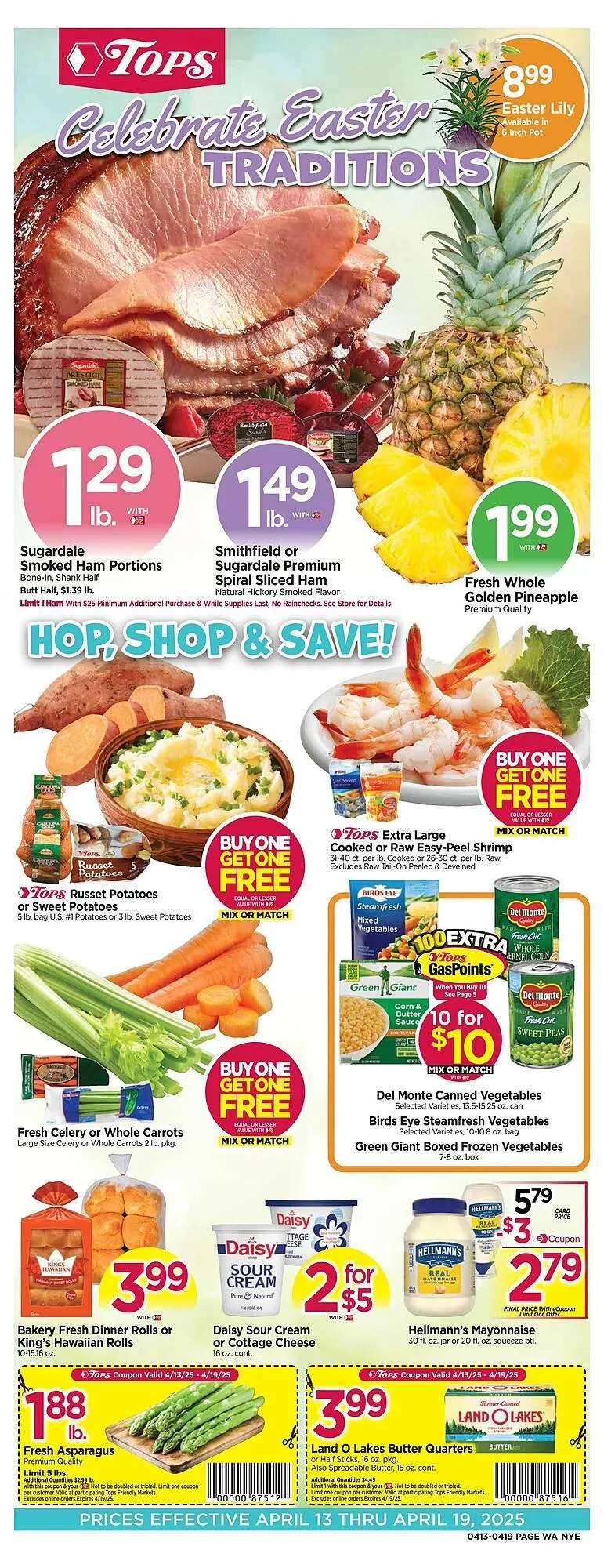 Weekly ad Tops Weekly Ad from April 17 to April 23 2025 - Page 1
