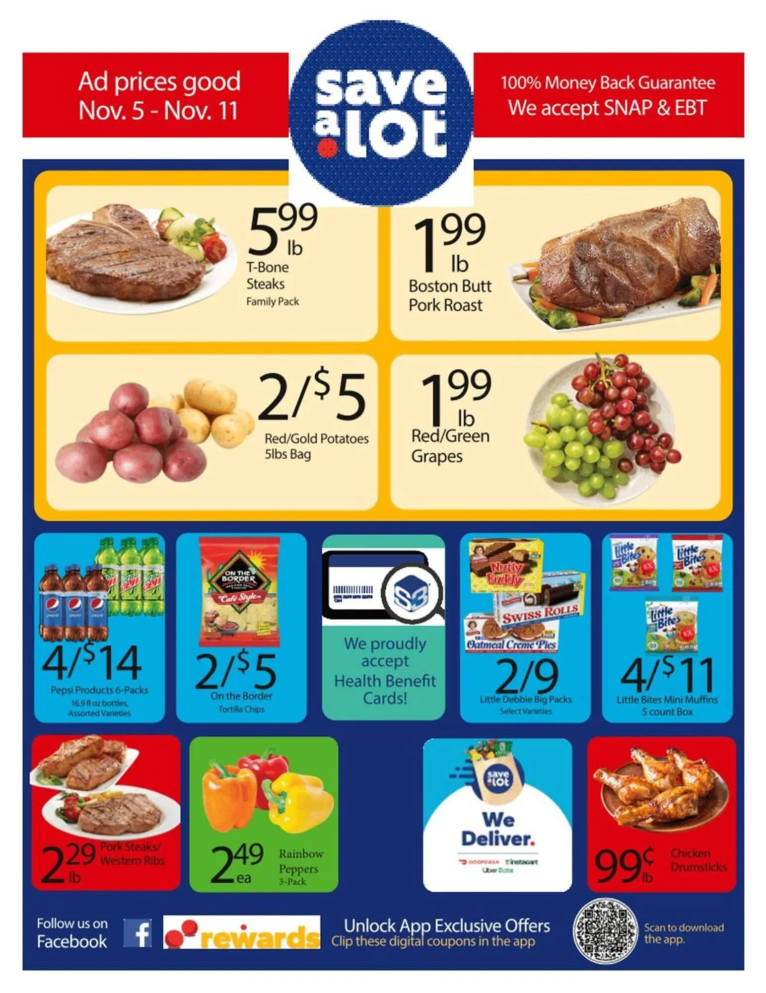 Weekly ad Save a Lot weekly ad from November 5 to November 11 2025 - Page 1