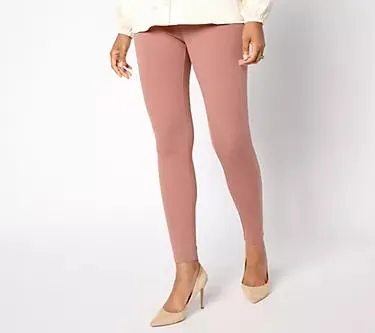 Women with Control Petite Pull On Luxe Ponte Leggings