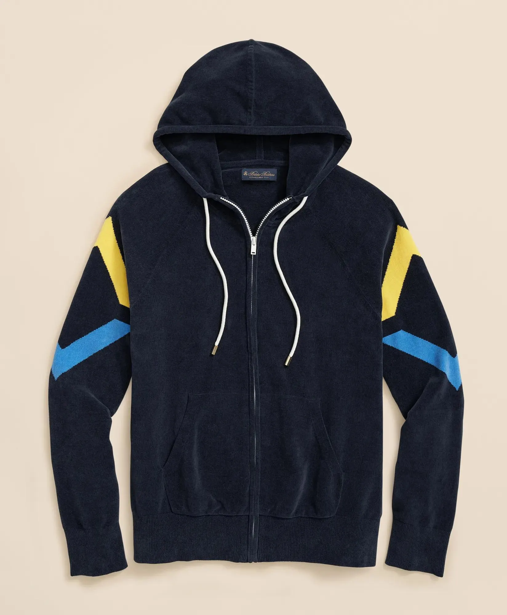 Archive Full-Zip Hoodie Sweater in Cotton