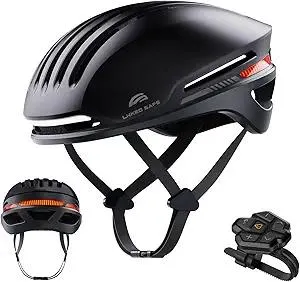 Bike Helmet with Bluetooth, Smart Bike Helmet for Adults Men Women with Built-in Speakers, Auto Brake Blinker, Front and Rear LED Turn Signals Remote Control, Smart Cycling Helmet.