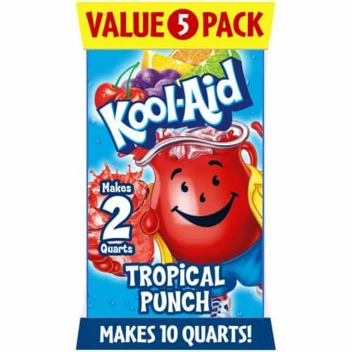 Kool-Aid Zero Sugar Tropical Punch Drink Mix Packet Value Pack