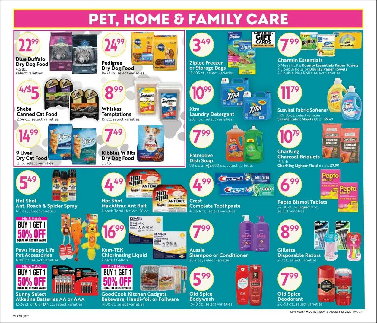 Weekly ad Save Mart Current weekly ad from July 16 to August 12 2025 - Page 7