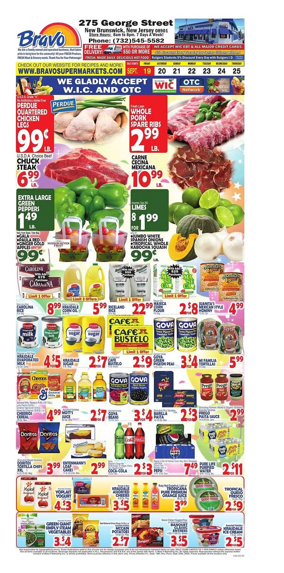 Weekly ad Bravo Supermarkets weekly ad from September 19 to September 25 2025 - Page 1