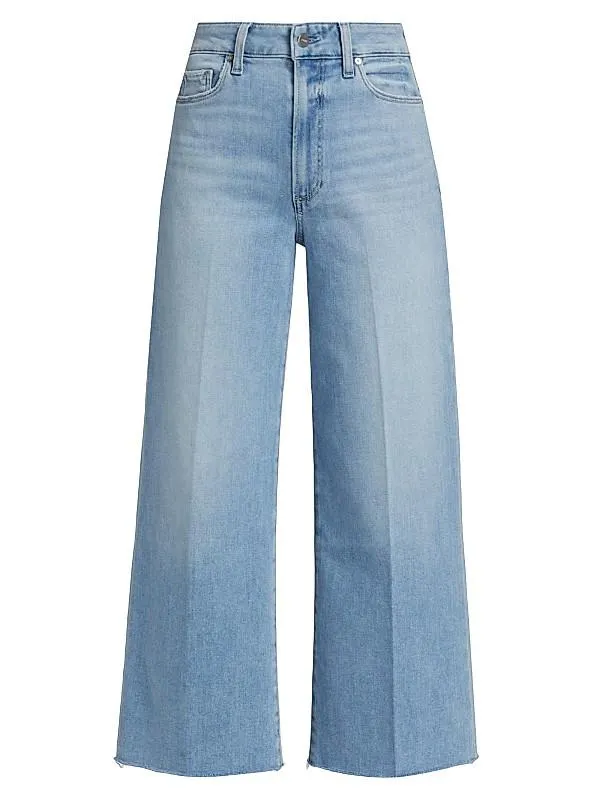 Anessa Raw-Hem Wide-Leg Jeans