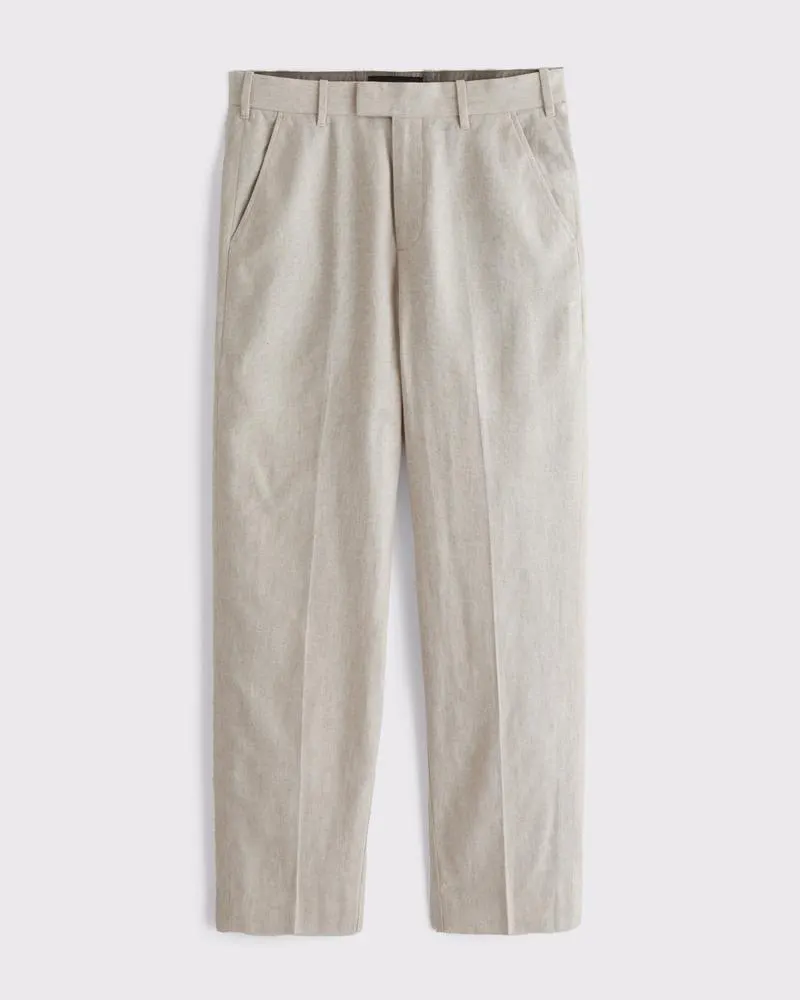The A&F Collins Tailored Linen-Blend Suit Pant