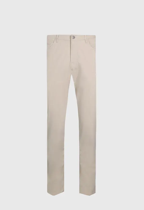 Cotton Five-Pocket Trouser